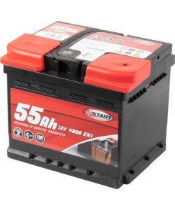 Batteria auto 55ah 12v 480a polo positivo destro cassetta l1